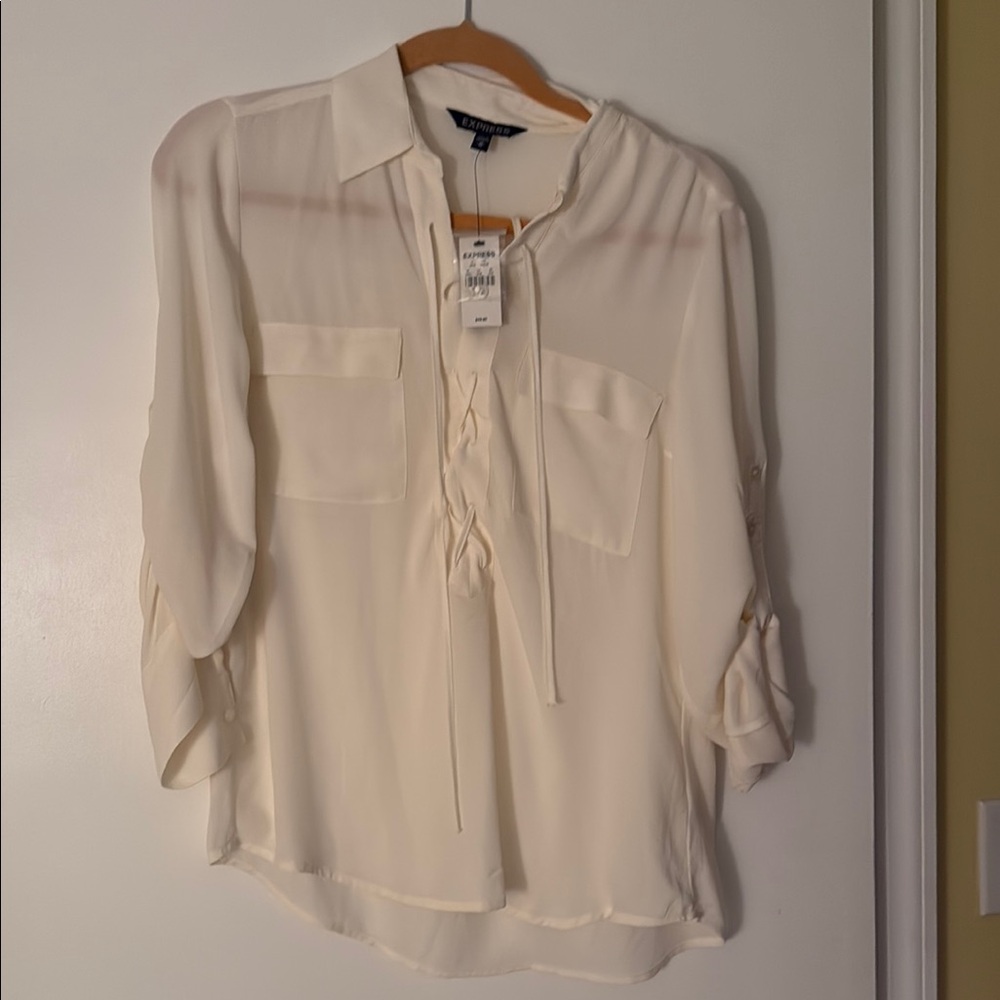 Women's Cream Blouse